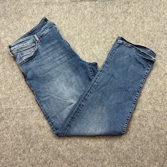 Mavi Matt Relaxed Straight Leg Jeans Men's Size 42 X 32 Medium Wash Denim - Picture 1 of 14
